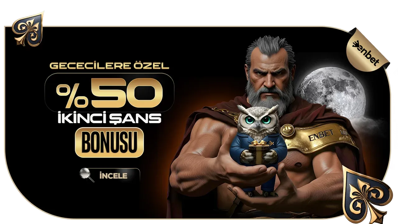 Gececilere Özel %50 İkinci Şans Bonusu